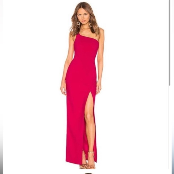 Elegant One-Shoulder Dress - Picture 1 of 4